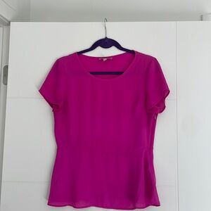 Hot pink summer top - Banana Republic